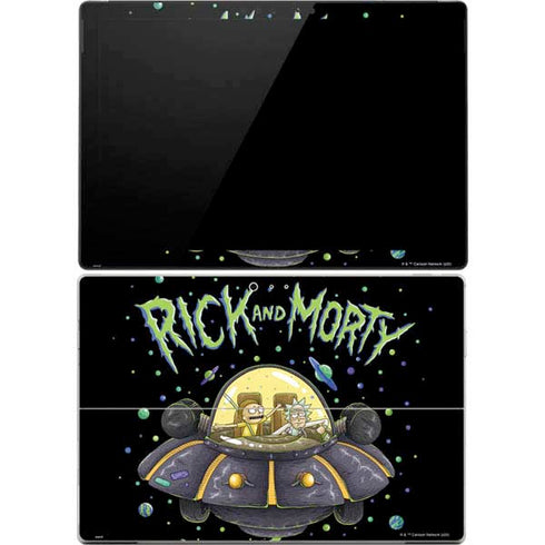 Adult Swim Rick and Morty Spaceship Surface Pro 4 Skin
